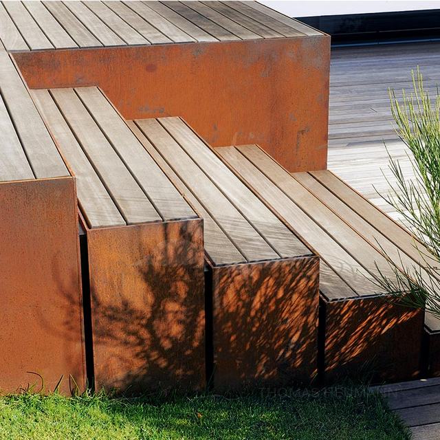 Stahl – Thomas Heumann Gartenanlagen
